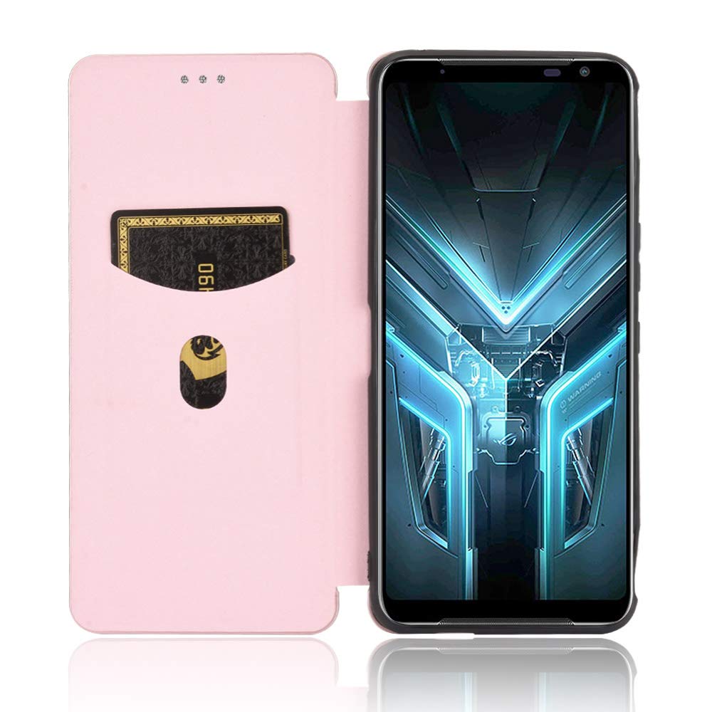 Amazon.co.jp: Pelanty for Asus ROG Phone 3 5G ケース 手帳型 炭素